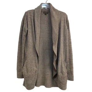 Barefoot Dreams CozyChic Lite Circle Pocket Cardigan Style452 hellbraun Größe M - Bild 1 von 4