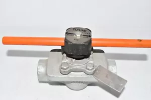 NEW Tufline 2-Way Plug Valve Manual 505869 1'' CL 150 Socket Weld - Picture 1 of 6