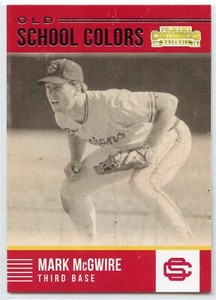 2015 Panini Contenders Old School Colors - #43 - Mark McGwire - USC