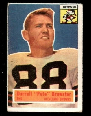 Darrell Pete Brewster 1956 Topps Cleveland Browns  Football card #21 - Image 1 of 2