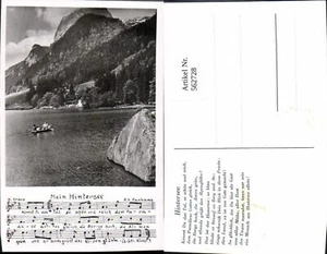 562728,Liedkarte Mein Hintersee H. Kraus F. A. Panhans - Picture 1 of 1