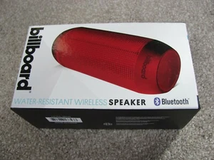 Brand New Billboard Water-Resistant Torch Bluetooth Wireless Speaker Red BB743 - Picture 1 of 6