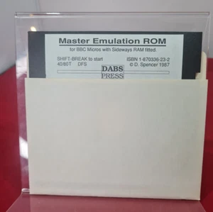 Master Emulation ROM Disc for Acorn BBC Micro Sideways RAM fitted Dabs Press '87 - Picture 1 of 1