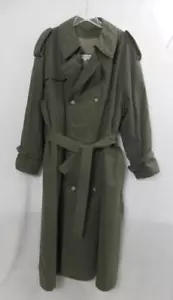 Giorgio Armani le Collezioni Trench Cappotto Verde Oliva con Fodera Rimovibile Taglia L - Foto 1 di 6