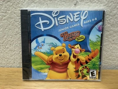 Disney's Tigger Activity Center (PC, 2001) CD ROM Junior Games 4-8 Sealed - Image 1 of 3