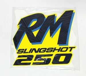 Pegatina decorativa calcomanía radiador depósito Suzuki RM 250 1989 Slingshot Classic Vintage - Imagen 1 de 1