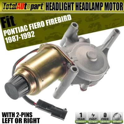 2-контактный левый/правый мотор фары головного света для Pontiac Fiero 1987-1988 Firebird - Изображение 1 из 4
