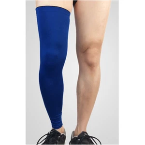 Men Sports Leg Long Socks Sleeve Warmer Knee Pad Basketball Running Protector - Picture 1 of 19