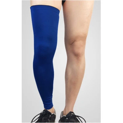 Men Sports Leg Long Socks Sleeve Warmer Knee Pad Basketball Running Protector - Image 1 of 4