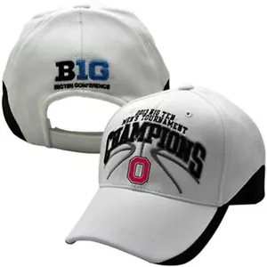 Sombrero Ohio State Buckeyes 2013 Big Ten Baloncesto Torneo Campeones Nuevo con etiquetas BUCKS - Imagen 1 de 3