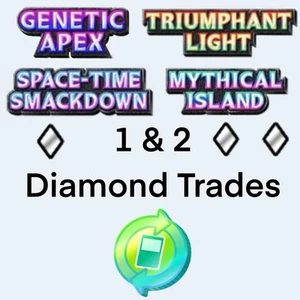 Pokemon TCG Pocket 1 And 2 Diamond Trades All sets - Picture 1 of 1