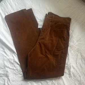 J. Crew Damen Gr. 6 (28) Cord braun Bootcut Hose Neu mit Etikett - Bild 1 von 4