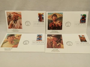 US First Day Issue Covers - 4 Covers 1996 FOLK HEROES 3083-86 (FDC254) - Picture 1 of 1