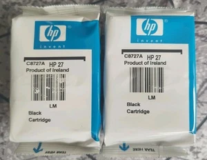 2 x oryginalne wkłady atramentowe HP 27 czarne C8727A - Darmowa wysyłka! - Zdjęcie 1 z 6