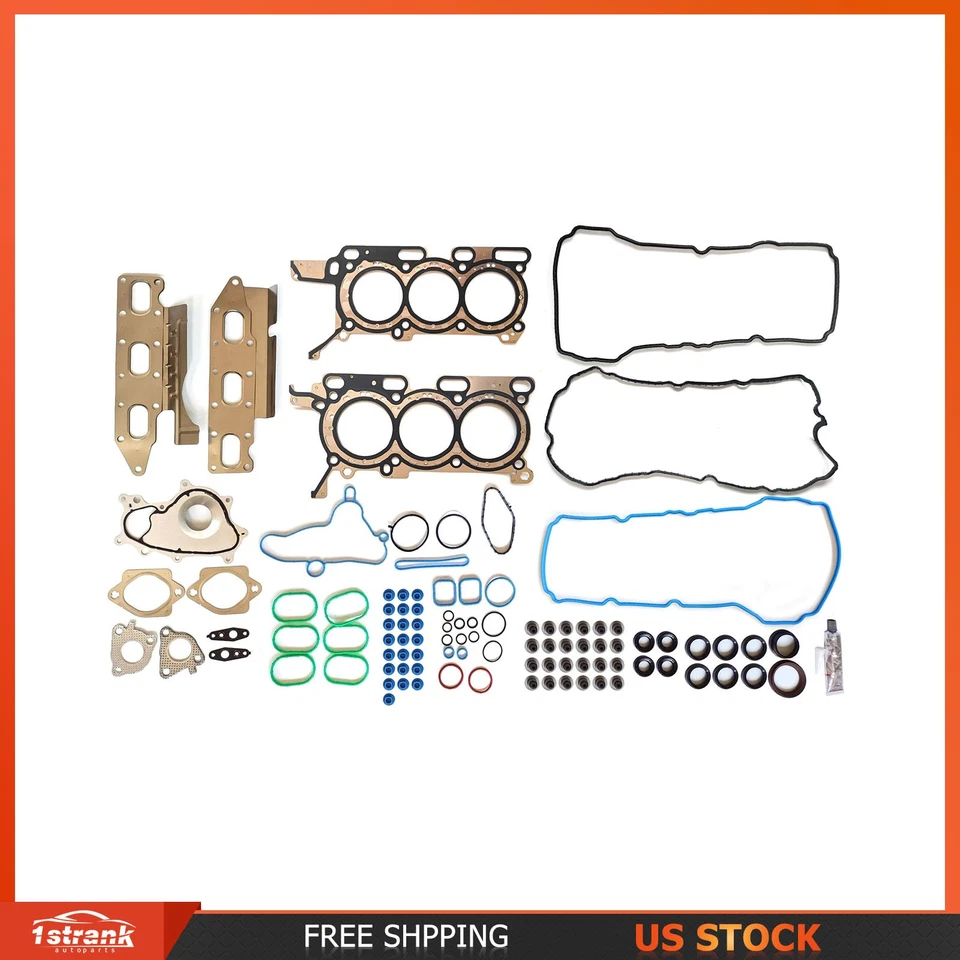 Engine Cylinder Head Gasket Set For Ford 15-18 Lincoln Navigator 15-17 3.5L New - Изображение 1 из 4