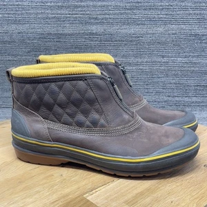 Clarks Muckers Outdoor Waterproof Shoes Women 10 Brown Leather Ankle Zip 200g - Bild 1 von 15