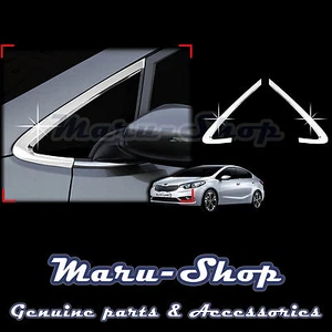 Chrome A-Pillar Post/Quarter Glass Cover Trim for 14~18 Kia Forte/Cerato 4DR/5DR - Picture 1 of 1