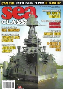 Sea Classics Magazine Aug.06, Mount Hood Ammo USS Hawkins Texas U-Boat Marines - Imagen 1 de 11
