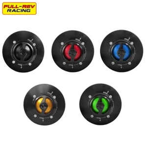FULL-REV For KAWASAKI NINJA400 2018-2023 Fuel Tank Cap Gas Cover(A-Press Style) - Picture 1 of 11