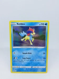 ESPADA Y ESCUDO DE RESPLANDOR ASTRAL TARJETA POKEMON TCG HOLO KELDEO 045/189 RARA CASI NUEVA/M - Imagen 1 de 2