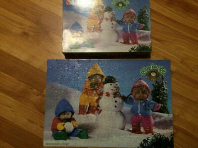 VINTAGE MILTON BRADLEY 100 PIECE PUZZLE CABBAGE PATCH KIDS #4476-4 COMPLETE 1984 - Image 1 of 4