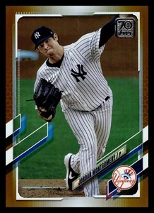 2021 Topps Series 2 Jordan Montgomery Gold Foil - Picture 1 of 2