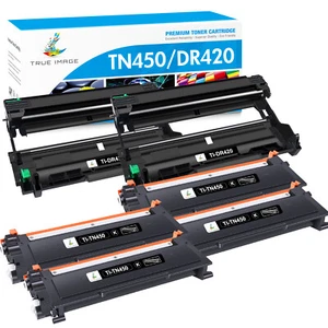 TN450 Toner Cartridge DR420 Drum for Brother HL-2270DW 2240 7860DW MFC-7240 Lot - Picture 1 of 25