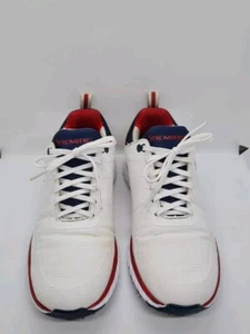 Zapatos de golf Stromberg Tempo blancos con clavos para hombre talla 8 del Reino Unido - Imagen 1 de 14