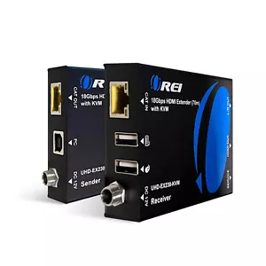 4K HDMI Extender über KVM & HDMI Loop-Out 4K@60Hz bis zu 230 Fuß (UHD-EX230-KVM) - Bild 1 von 10