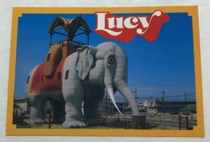 Lucy The Elephant Margate City, N.J. Postcard (Q2) - Picture 1 of 2