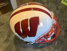 Wisconsin Badgers Helmet Riddell Authentic Full Size Helmet