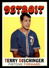 1971 Topps Basketball #8 Terry Dischinger EX/NM+