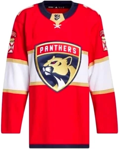 ADIDAS NHL AUTHENTIC PRIMEGREEN HOME JERSEY FLORIDA PANTHERS 11 HUBERDEAU 56 - Picture 1 of 3