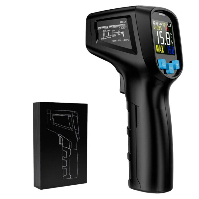 Autojack DT690 Handheld Infrared Digital Thermometer - Black