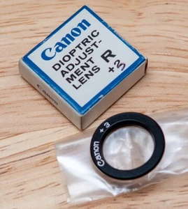 Canon Dioptric correction lens R +3 for Canon F1 - Zdjęcie 1 z 1