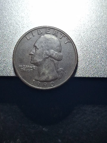 1990-P Washington Quarter  Error, Black Beauty Cover