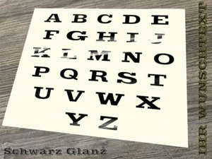 Wunschtext Sticker Tuning Emblem Schriftzug Autoaufkleber Modellbezeichnung - Picture 1 of 2