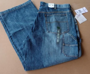 Pantalones de mezclilla de carpintero Cabelas azul índigo nuevos con etiquetas para hombre 38 x 30 entrepierna 29,5" - Imagen 1 de 19
