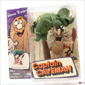 Hanna Barbera figure series Captain Caveman and Dinosaur set by McFarlane Toys - Picture 1 of 3