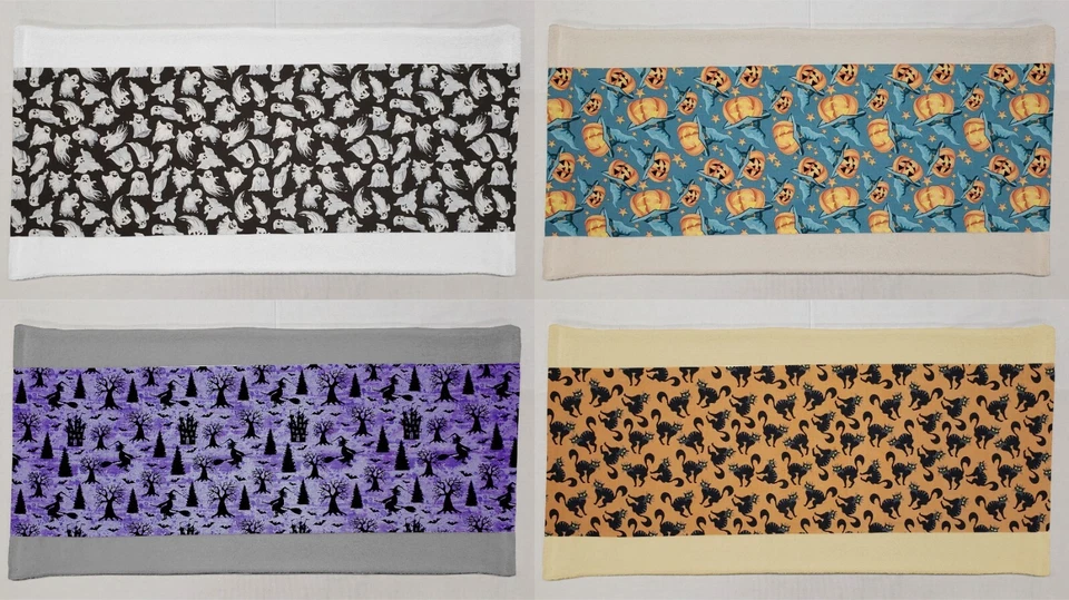 Alfombra de baño de felpa de Halloween (4 patrones disponibles) Foto 1 de 1