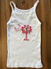 Girls Tank Top With Palmetto Tree and crescent moon South Carolina 6/6x
