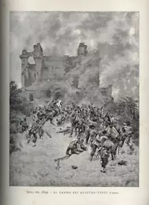 1884 Stampa Antica = GARIBALDI A ROMA CASINO 4 VENTI = Risorgimento = Old Print - Picture 1 of 1