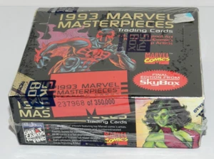 Skybox 1993 Marvel Masterpieces caja sellada de fábrica 36 unidades nuevas 6 cartas por - Imagen 1 de 4