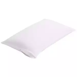 Cooling Zippered Pillow Protector Super Soft Case Cover Standard/Queen, White - Picture 1 of 7