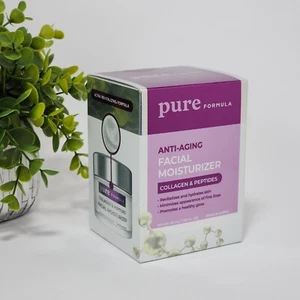 Pure Formula Collagen Peptides Facial Moisturizer Anti-wrinkle Hydration 1.69 oz - Picture 1 of 11
