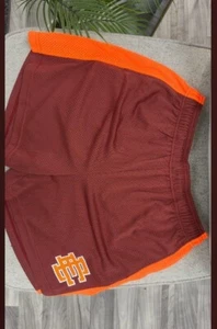 Eric Emanuel Shorts Men's Mesh Cinnamon/Shocking orange XL - Picture 1 of 3