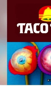 Monster Eyeball Crazy Straw - Vintage Taco Bell - Party Gastgeschenke 14ct - Halloween - Neu! - Bild 1 von 4