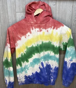 Talentless Hoodie Mens Medium Tye Dye Pullover Sweatshirt Heavyweight - Picture 1 of 7