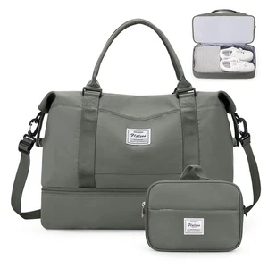 Weekender Bags for Women,Personal Item Travel Bag with Shoes Compartment,Over... - Picture 1 of 9