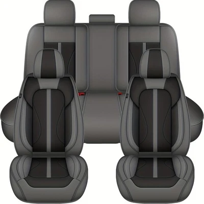 Car Seat Covers For Toyota Prius V 2012-2017 PU Leather Full Set ( 5 Seats) - Изображение 1 из 4